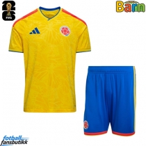 Colombia Hjemmedraktsett Barn VM 2026 Kortermet (+ Korte bukser)